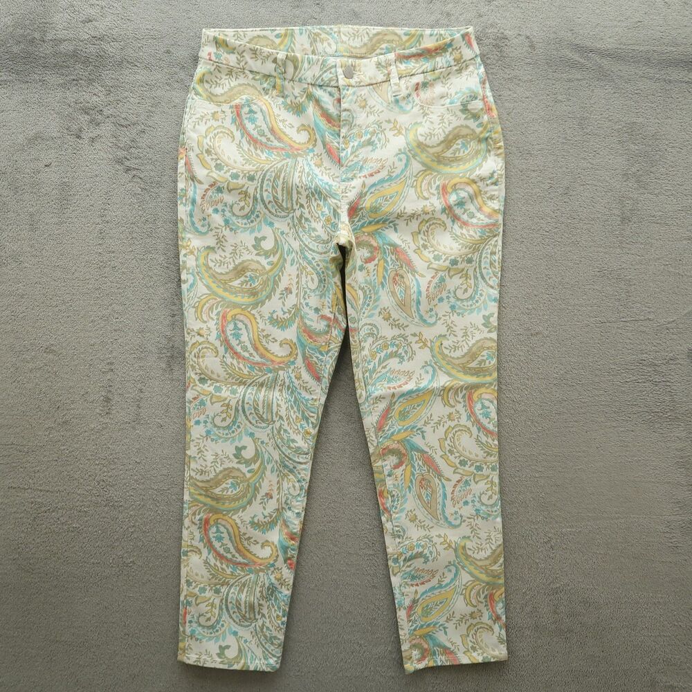 Chico's Jeans Women's Size 0 US-4 Mid-Rise Girlfriend Slim Leg Ankle 26" Inseam